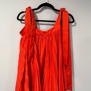 Bright orange gorgeous romper